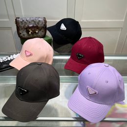Street Baseball Cap Fashion Hat Designer For Women Mens Sports Caps P Fitted Hats Casquette summer bucket hat Adjustable Snapback pink