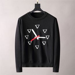 Men's Designer Sweaters Jumper fashion Womens v neck Sweater Long Sleeve Compass Embroidered printed Sweatshirt Armband Cotton Overshirt plain Pullover