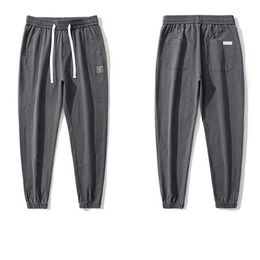 Women's Pants Capris Cool cargo with shoulder straps hip-hop length denim men's harem pants HDK230703