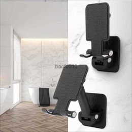 T11 Adjustable Wall Phone Holder Stand Wall Mount Car Phone Holder Phone Bracket For Kitchen Washroom Cell Phone Accessories L230619