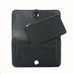 Custom Letters Pebble Pattern Genuine Cowhide Travel Wallet Maternal Bag For Women's Long Handbag Passport Clip Bag Cardholder