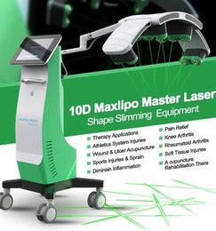 Powerful laser slimming machine MAXlipo Master weight loss Painless Fat Removal 10D Green Lights Cold Laser Therapy LIPO laser Slim device beauty machine