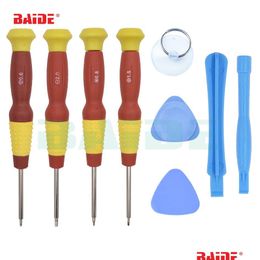 Cell Phone Repairing Tools 9 In 1 Mobile Repair Kit Spudger Pry Opening Tool Screwdriver Set For X 8 7 6S 6 Plus Hand Drop Delivery Dhyjj