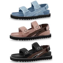 2024 Luxury Designer Women Men Slippers Sandals Mesh Platform Fashion Gladiator slipper slides Weaves Patchwork Shoes Open-Toes Chaussure Femme Flats Slide 35-44