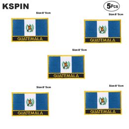 Guatemala Flag Embroidery Patches Iron on Saw on Transfer patches Sewing Applications for Clothes in Home&Garden 5pcs216M