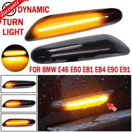 New 2pcs for BMW Led Dynamic Side Marker Turn Signal Light Sequential Blinker Light for E90 E91 E92 E93 E60 E87 E82 E46 Error Free