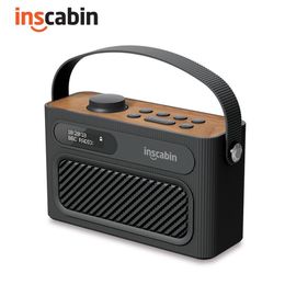 Radio Inscabin M60 Stereo Dab Radio Portable Wireless Speaker with Bluetooth, Fm/beautiful Design/rechargable Battery