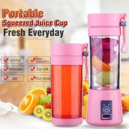 Portable USB Electric Fruit Juicer Handheld Vegetable Juice Maker Blender Rechargeable Mini Juice Making Cup Food Processor