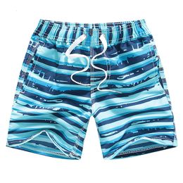 Shorts Kids Boys Swimming Shorts Summer Sharks Fast Dry Swimwear for Teenage Boy Carton Print Beach Shorts Children 4 6 8 10 12 years 230703