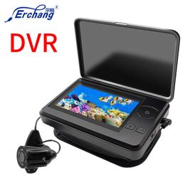 Fish Finder NEW!!! Erchang F431 Fishing Video Underwater Camera 15m Infrared LED HD 1280*720P Resolution For Winter ICE/SEA Fishing HKD230703