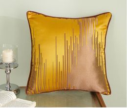 European Luxury Pillow Case INS Household Pillow Case Single Sided Sublimation Blank Sofa Decorative Pillowcase