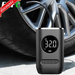 New Car Electrical Air Pump Mini Portable Wireless Tire Inflatable Pump Inflator Air Compressor Pump for Car Motorcycle Bicycle Ball