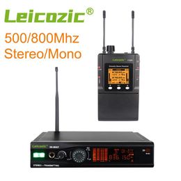 Mixer Leicozic Stereo in Ear Monitor Wireless System S0037102 Wide Band 500/800mhz Professional Audio Equipment Personal Stage