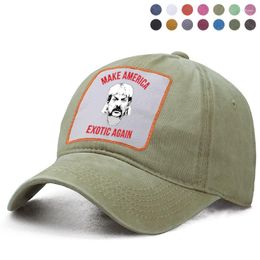 Ball Caps Tiger King Joe Exotic Make America Again Baseball Cap Dad Trucker Brand Hat Woman Boinas Berets Snapback