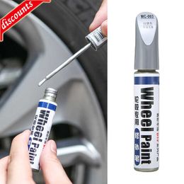 New New Arrival 1pc 12ml Silver Alloy Wheel Touch Up Pen Repair Paint Curbing Scratch Maker With Brush