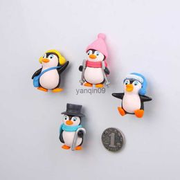 Cartoon Penguin Magnetic Fridge Sticker Home Decor 3D Creative Magnet Decorative Magnet Message Sticker Photo Wall L230626