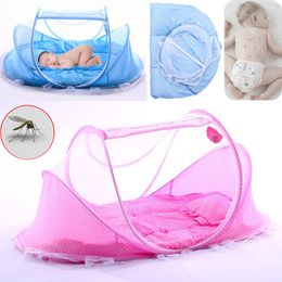 Crib Netting Baby Bed Portable Mosquito Net Folding Mattress Pillow Suit born Cradle Mesh Tent Bedding 230703