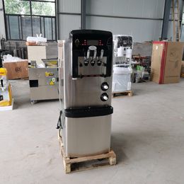 LINBOSS Commercial Yoghourt soft serve Ice cream machine electric Flavours sweet cone ice cream maker No clean for 7 days