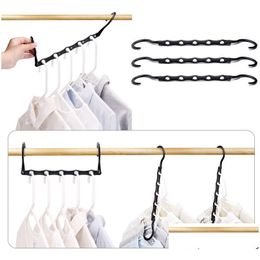 Cabides Racks Magia Economia de Espaço Para Roupas Dormitórios Quarto Apartamentos Rack de Roupas Jaquetas Adequadas Camisolas Camisas Drop Delivery Dhvtw