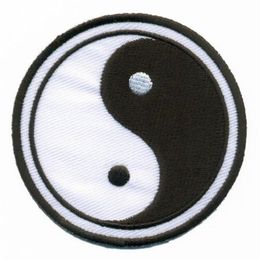 Yinyang Chinese Iron On Or Sew on Embroidered Patch For Chest Size 2 5 INCH 277g