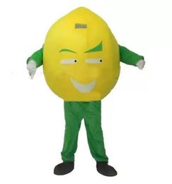 High qualit sour lemon Mascot Costume Halloween Christmas Cartoon Character Outfits Suit Advertising Leaflets Clothings Carnival Unisex Adults Outfit