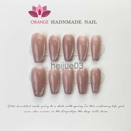 False Nails Handmade PressOnNails Cat Eye Full Cover Round Head Manicuree Decoration Nail Art Wearable With Designs Acrylic Nails For Girl x0703