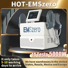 14 Tesla DLSEMSLIM Muscle Stimulate RF Equipment Fat Removal Body Slimming Butt Build Sculpt Machine EMS EMSzero for Salon