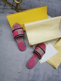 Damen-Slipper aus Segeltuch mit flachem Boden, Sandalen, modische Strandpantoffeln für Damen, Bindeschals, Sommerschuhgrößen 35–42