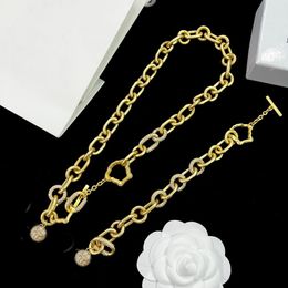 Fashion Gold Green Double Color Thick Chain Beauty Head Banshee Necklaces Bracelet 18K Gold Plated Men women Hiphop Rock Punk Designer Jewelry XMS6P012