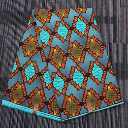 Ankara African 100% Polyester Wax 3D flower Prints Fabric Binta Real Wax High Quality 6 yards African Fabric for Party Dress294T