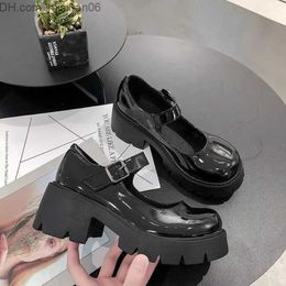 Dress Shoes Dress Shoes Women Shoes Girl Lolita Shoes JK Uniform Shoes PU Leather Heart Ankle with Maryzhen Shoes Cute Sexy Retro British Style Z230705