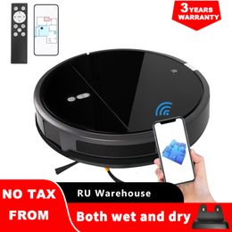 Robotic Vacuums Robot Vacuum Cleaner Map Navigation Wet Mopping Disinfect4000Pa Suction Smart Memory Home Ahppliance Vacuum Cleaner Tools 230701