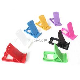 Portable Colorful Mobile Phone Holder Folding Stable For Iphone 13 Samsung Huawei Cell Phone Desk Stand Phone Accessories L230619