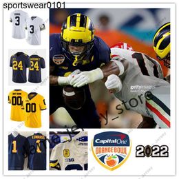 Ncaa Michigan Woerines Football Jersey 10 Tom Brady 12 Cade Mcnamara 16 Denard Robinson 21 Desmond