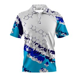 Men's Polos Parentchild Clothing Summer Unisex Fashion Sweethearts Outfit 3D HD Digital Print Short Sleeve Stylish Sport Tops 230703