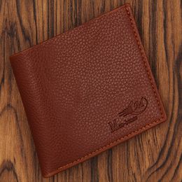 Slim Leather Men Wallet Luxury Short Card Wallet Man Small Coin Purse Money Multifunctional Credit Card Holder For Male