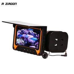 Fish Finder 5 Inch Video Fish Finder Kit Alarm Underwater Camera With 8pcs Infrared Lamps HD Lens Video Record 110 IPS View Fishing Camera HKD230703