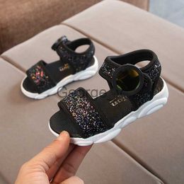 Sandals Summer Baby Girls Sandals New Childrens Aqua Sport Sandals Soft Nonslip Toddler Infant Shoes Kids Outdoor Beach Water Shoes J230703