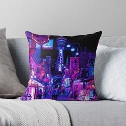 Pillow Osaka City Anime Scenes Throw Luxury Cover Decorative S For Sofa