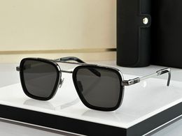 Gunmetal Metal Square Sunglasses Mens Summer Sunnies gafas de sol Designers Sunglasses Shades Occhiali da sole UV400 Eyewear