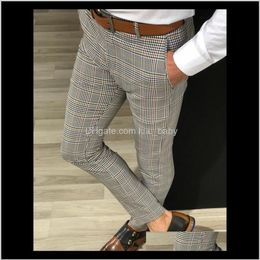 Men's Pants Clothing Apparel 3 Models Mens Slim Fit Trousers Check Casual Pants Joggers Tartan Jogging Skinny Bot Pbgzz197y