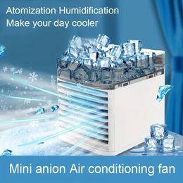 Usb Cooler Home Desktop Air Conditioner Fan Portable Dormitory Office Cold Fan Mini Small Fan