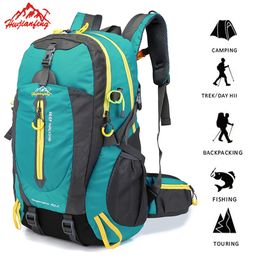 Backpacking Pack Men Tactical Backpack 40L Waterproof Hiking Bag Cycling Climbing Rucksack Laptop Travel Outdoor Sports 230701