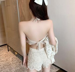 T-Shirt bohe women crochet camis women boho crop top sexy women corset top 2021 femme cropped top