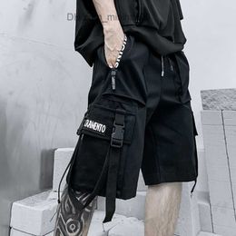 Men's Shorts Men's Shorts Summer Shorts Men Harajuku Streetwear Casual Man's Cargo Shorts Fashion Techwear Japanese Korea Hip Hop y2k Punk Male Clothing Z230703