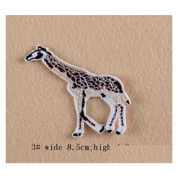 Sewing Notions Tools Iron Ones Diy Embroidered Sticker For Clothing Clothes Fabric Badges Sea Horse Dog Cat Design Drop Delivery Ap Dh7Ri