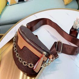 LOULS VUTT 2021 Ladies Bags Printed His Single Shoulder Cross Body Purses Messenger Genuine Leather Handbags Waist Packs Crossbody Luxu Qsld