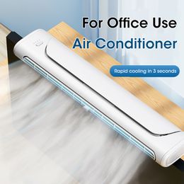 Other Home Garden Clip-On Computer Fan Office Computer Stand-Up Desk Fan Adjustable Angle Cooling Fan Mini Air Cooler For Office Household USB Fan 230703