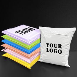 Gift Wrap 100PCS Custom Courier Bag Express Envelope Storage Mailing Bags Self Adhesive Seal Packaging Clothing Small Business 230701