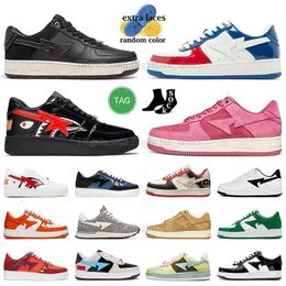 Luxury Casual Shoes Shark Black SK8 France Suede Heel Black Pink Suede ABC Camo Combo White Green Camo Combo Red Mens Womens Sneaker Platform Shoes Sta Schuhe Trainers